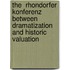 The  Rhondorfer Konferenz  Between Dramatization and Historic Valuation