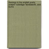 Theology in the English Poets. Cowper--Coleridge--Wordsworth, and Burns by Wordsworth Collection