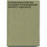 Correspondenz-Blatt Des Zoologisch-Mineralogischen Vereins In Regensburg door Verein Zoologisch-Mineralogischer