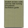 Student Access Code Card for Real Nursing Simulations Facilitators Guide door Steven T. Pearson Education