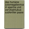 Das Humane Zytomegalievirus in Sperma und Zervikalmukus subfertiler Paare by Mirjam Reuland