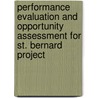 Performance Evaluation and Opportunity Assessment for St. Bernard Project door United States Government