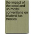 The Impact Of The Oecd And Un Model Conventions On Bilateral Tax Treaties