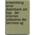 Entwicklung Einer Datenbank Am Bsp.  Der Internen Jobboerse Der Siemens Ag