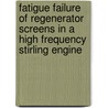 Fatigue Failure of Regenerator Screens in a High Frequency Stirling Engine by David R. Hull Lewis Research Center