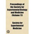 Proceedings of the Society for Experimental Biology and Medicine Volume 11