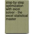 Step-By-Step Optimization With Excel Solver - The Excel Statistical Master