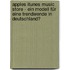 Apples iTunes Music Store - Ein Modell für eine Trendwende in Deutschland?
