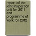Report of the Joint Inspection Unit for 2011 and Programme of Work for 2012