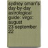 Sydney Omarr's Day-By-Day Astrological Guide: Virgo: August 23-September 22