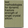 Test Methodologies For Dynamic Fracture Strength Of Single Crystal Silicon. door Saifa Hasin