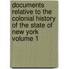 Documents Relative to the Colonial History of the State of New York Volume 1 door New York State