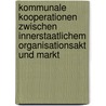 Kommunale Kooperationen Zwischen Innerstaatlichem Organisationsakt Und Markt door Benjamin Klein