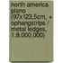 North America Plano (97X123,5Cm, + Ophangstrips / Metal Ledges, 1:8.000.000)