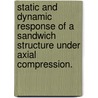 Static And Dynamic Response Of A Sandwich Structure Under Axial Compression. door Wooseok Ji