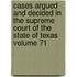 Cases Argued and Decided in the Supreme Court of the State of Texas Volume 71