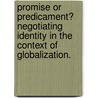 Promise Or Predicament? Negotiating Identity In The Context Of Globalization. door Trine Kvidal