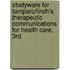 Studyware For Tamparo/Lindh's Therapeutic Communications For Health Care, 3Rd