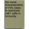 The Novel Characteristics Of Mhc Class Ib-Restricted Cd8 T Cells In Immunity. door David Curtis Jay