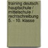 Training Deutsch Hauptschule / Mittelschule / Rechtschreibung 5. - 10. Klasse