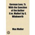 German Love, Tr. with the Sanction of the Author [F.M. M Ller] by S. Winkworth