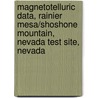Magnetotelluric Data, Rainier Mesa/Shoshone Mountain, Nevada Test Site, Nevada door United States Government
