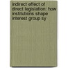 Indirect Effect Of Direct Legislation: How Institutions Shape Interest Group Sy by Frederick J. Boehmke