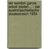 Wir werden ganze Arbeit leisten... - Der austrofaschistische Staatsstreich 1934