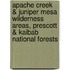 Apache Creek & Juniper Mesa Wilderness Areas, Prescott & Kaibab National Forests