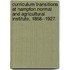 Curriculum Transitions At Hampton Normal And Agricultural Institute, 1868--1927.