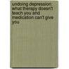 Undoing Depression: What Therapy Doesn't Teach You and Medication Can't Give You door Richard O'Connor
