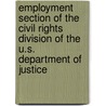 Employment Section of the Civil Rights Division of the U.S. Department of Justice door United States Congressional House