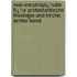 Real-Encyklopï¿½Die Fï¿½R Protestantische Theologie Und Kirche, Achter Band