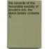 the Records of the Honorable Society of Lincoln's Inn. the Black Books (Volume 1)