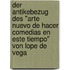 Der Antikebezug Des "Arte Nuevo De Hacer Comedias En Este Tiempo" Von Lope De Vega