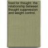Food For Thought: The Relationship Between Thought Suppression And Weight Control. door Rachel D. Peterson