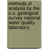 Methods of Analysis by the U.S. Geological Survey National Water Quality Laboratory door Virendra K. Jha Duane S. Wydoski