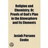 Religion And Chemistry; Or, Proofs Of God's Plan In The Atmosphere And Its Elements