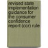 Revised State Implementation Guidance For The Consumer Confidence Report (ccr) Rule