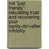 Not "Just Friends": Rebuilding Trust And Recovering Your Sanity<br/>After Infidelity