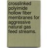 Crosslinked Polyimide Hollow Fiber Membranes For Aggressive Natural Gas Feed Streams. by Imona C. Omole