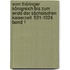 Vom Thüringer Königreich bis zum Ende der Sächsischen Kaiserzeit  531-1024. Band 1