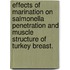 Effects Of Marination On Salmonella Penetration And Muscle Structure Of Turkey Breast.