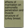 Effects Of Marination On Salmonella Penetration And Muscle Structure Of Turkey Breast. door Vareemon Tuntivanich