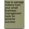 How to Salvage Millions from Your Small Business: Management Tools for Extreme Success door Ron Sturgeon