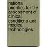 National Priorities for the Assessment of Clinical Conditions and Medical Technologies by Priority-Setting Group