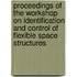 Proceedings of the Workshop on Identification and Control of Flexible Space Structures