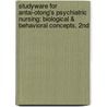Studyware For Antai-Otong's Psychiatric Nursing: Biological & Behavioral Concepts, 2Nd door Deborah Antai-Otong