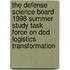 The Defense Science Board 1998 Summer Study Task Force on Dod Logistics Transformation