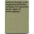 Untersuchungen Zum Ergebnisorientierten Umgang Mit Typischen Baum Ngeln Im Wohnungsbau